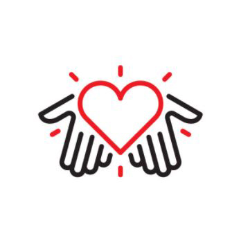 Heart Hands Icon