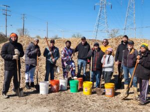 group of people working together